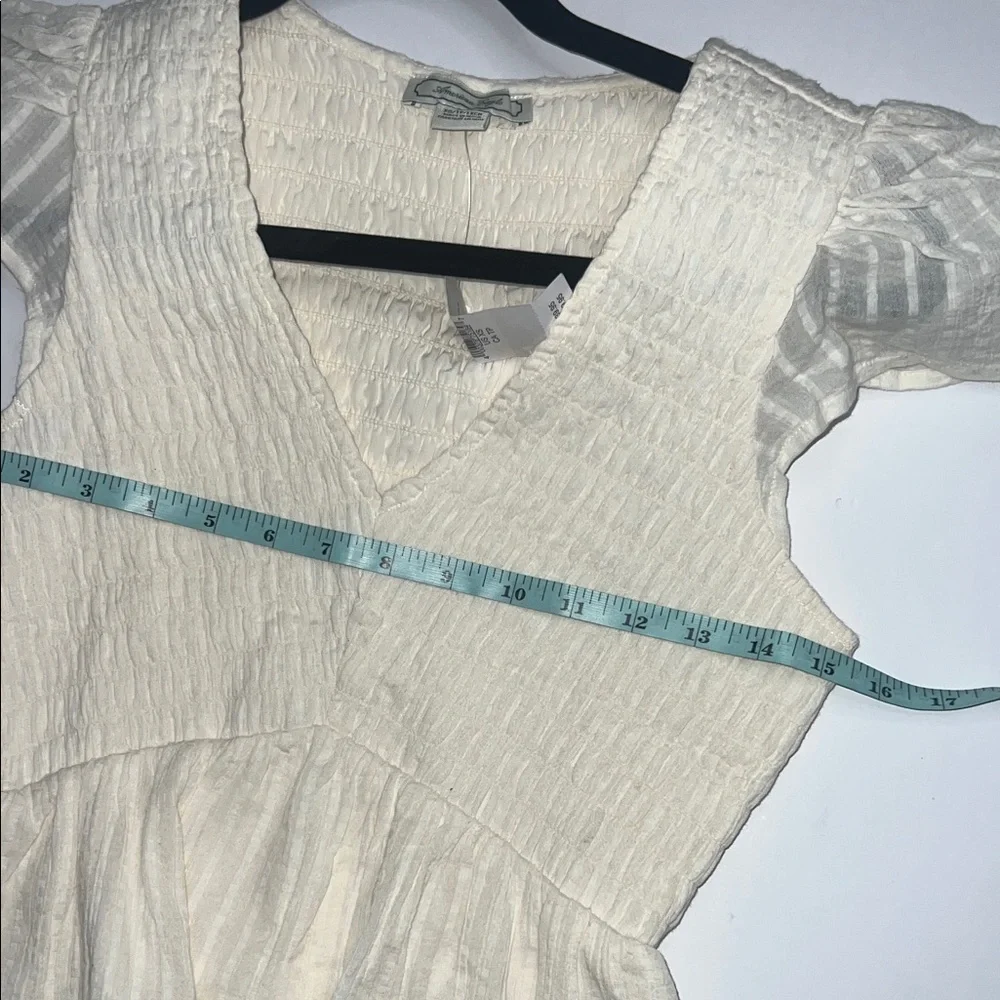 American Eagle Outfitters Cream Blouse Women's size XS - Picture 7 of 9